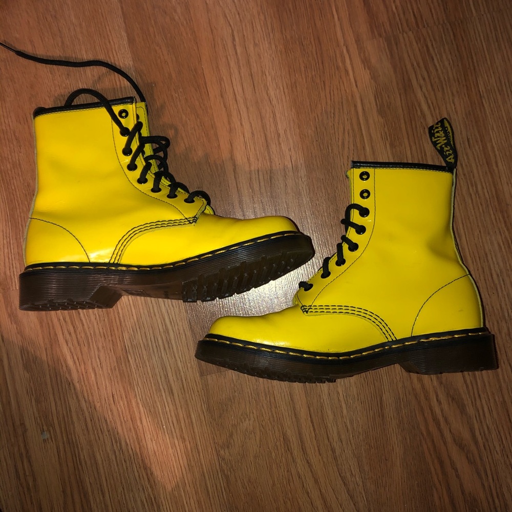 Yellow Dr Martens